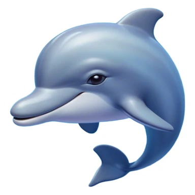 Cinematic Dreamy Dolphin Portrait Emoji, Floating serenely in a gentle sea of soft light, with a relaxed, streamlined body and half-closed, drowsy eyes that reflect a peaceful underwater lullaby, and a subtle, contented smile, Simplified yet irresistibly adorable features, highly detailed, glowing with a soft, dreamy aquatic radiance, high shine, calm and enchanting, stylized with an air of sleepy marine wonder, soft glowing outline, capturing the essence of a super cute dolphin that appears ready to drift into a sweet, soothing nap! sticker