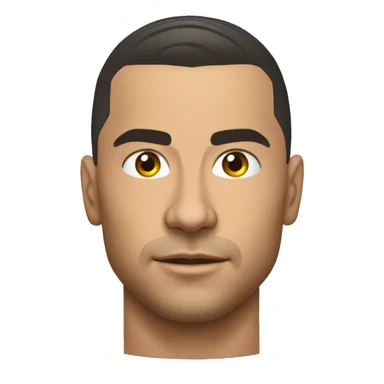 Kral tacı takmış ronaldo sticker