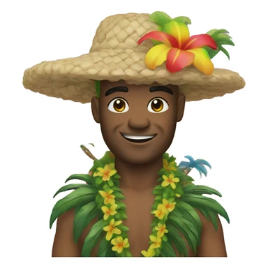 Hawaii id with the rainbow. With a god  sticker