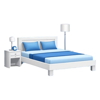 blue bedroom sticker