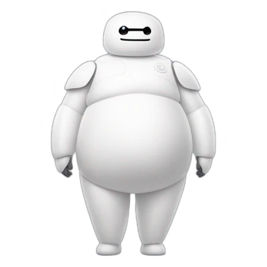 Baymax wearing ballerina outfit sticker