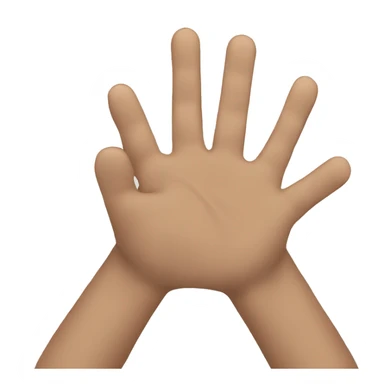 hand typing on keyboard sticker