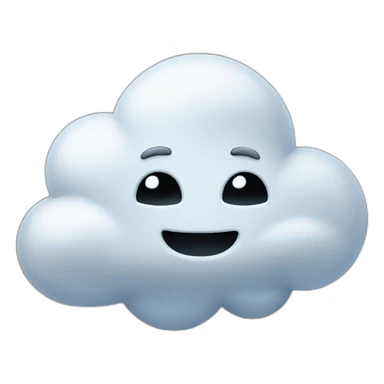 A cloud that is actually a secret agent spy sticker