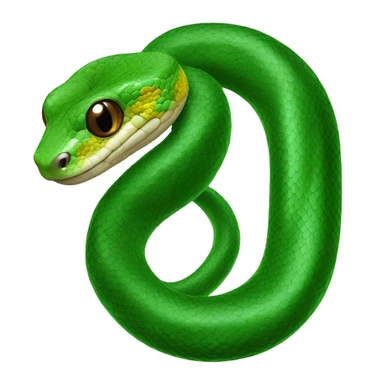emerald tree boa sticker