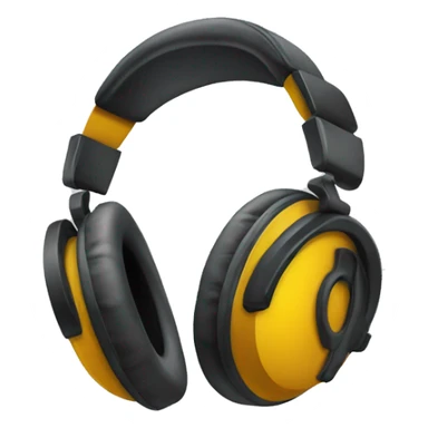 Professional studio headphones sticker