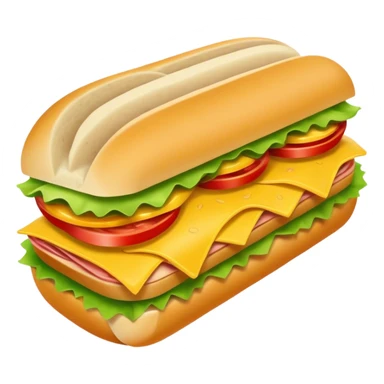 subway sandwich sticker