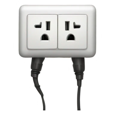 two plugges unconected sticker