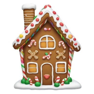 Gingerbread house sticker
