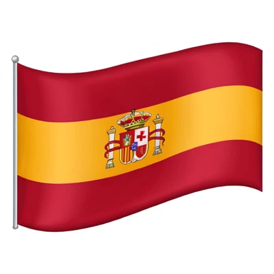 Bandera Imperio Español Blanca con la cruz de borgoña en rojo sticker
