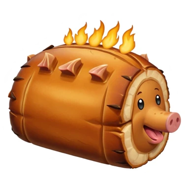 a roasted joint of pork sticker