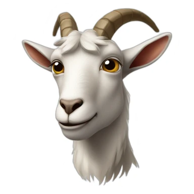 Ugly goat sticker