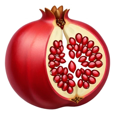 pomegranate with the insides out sticker
