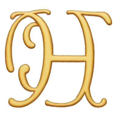 Monogram sticker