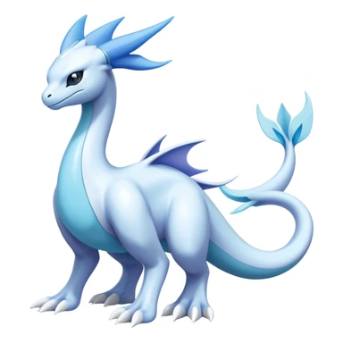 Futuristic-lugia-dragonair-suicune-hybrid, full body sticker