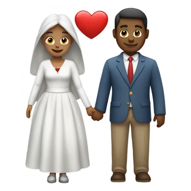 Parejas con corazón blanco sticker