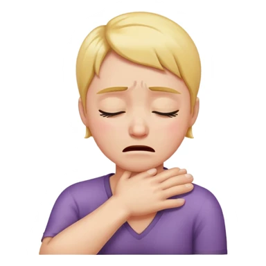 arms crossed holding neck crying sticker