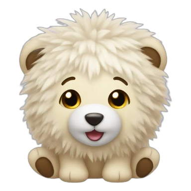 PLUSH FLUFFY TOY sticker