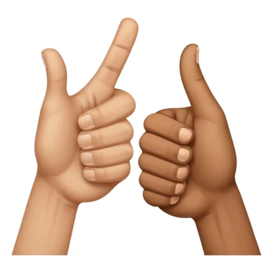 👍 and 👎 combined together sticker