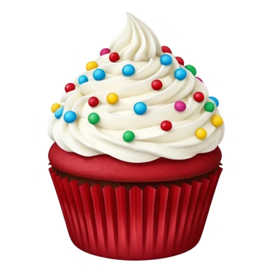 Red velvet cupcake  sticker