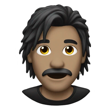 Goth add a mullet sticker