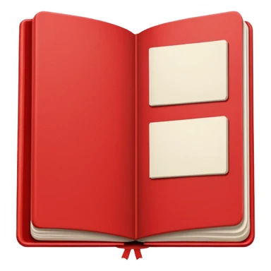 red  open Sketchbook sticker