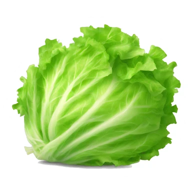 Shredded lettuce sticker