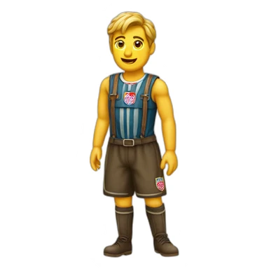 Lederhose bayern sticker