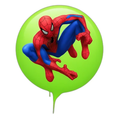 SPIDERMAN FLUO sticker