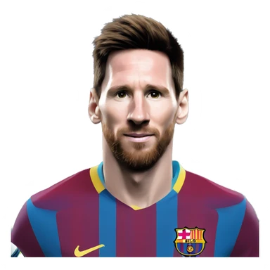 messi on the manchester city sticker