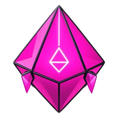 neon pink cyberpunk plumbob sticker
