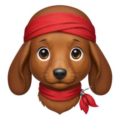 Perro salchicha pirata sticker