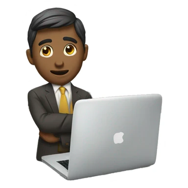 the lost intern with a question mak sticker