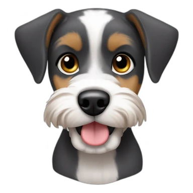 schnauzer beagle puppy sticker