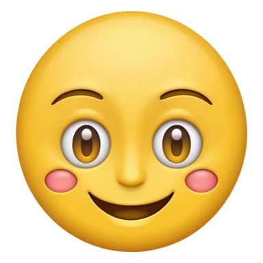 Emoji with one eye up side down sticker