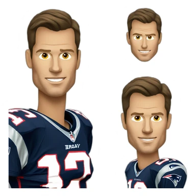 tom brady sticker