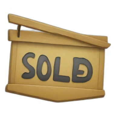 Sold sign sticker