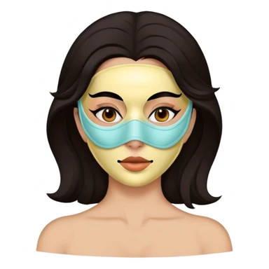 Una mujer con mascarilla  sticker