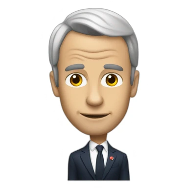 macron qui rit sticker