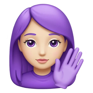 Purple female symbol sticker