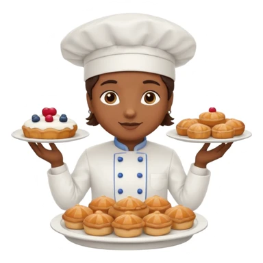 Ursa confeiteira sticker