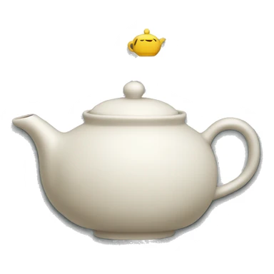 teapot with tea cozy sticker
