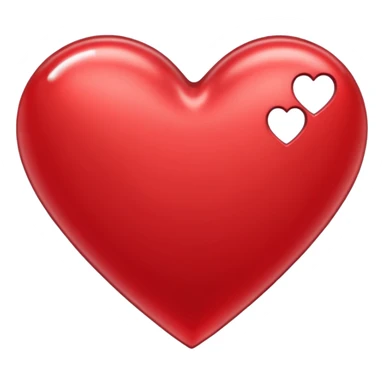 red e46 heart sticker