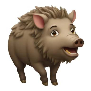 Boar mind blown sticker