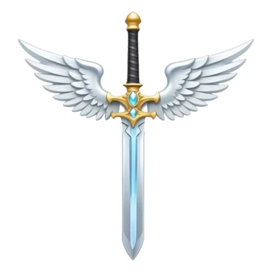 angel sword sticker