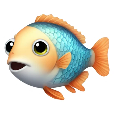 A cute fish sticker