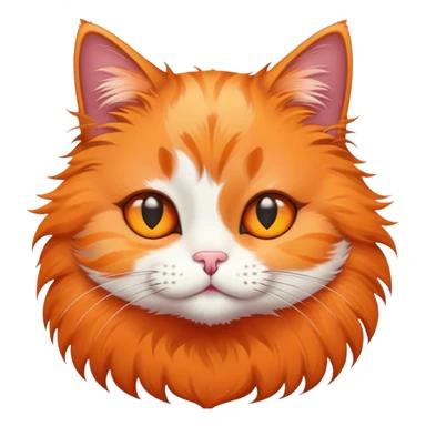 Cat with stars on the eyes sticker