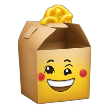 happy meal box sticker