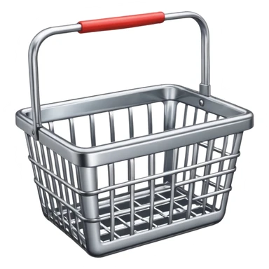 METAL SHOPPING BASKET sticker