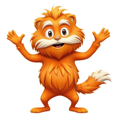 The Lorax dancing sticker
