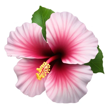 enchanting hibiscus flower that looks special but very pretty sticker